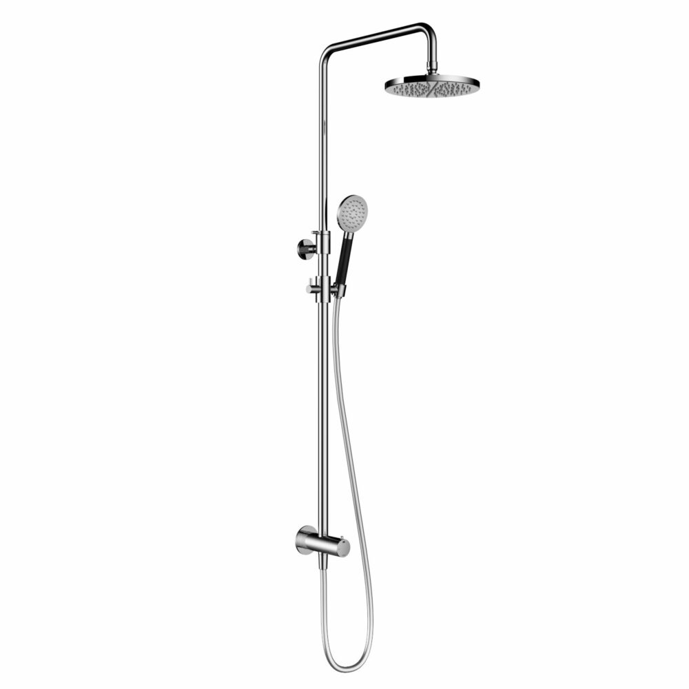 Hotbath Cobber M438 regendouchset met ronde handdouche 20 verouderd messing