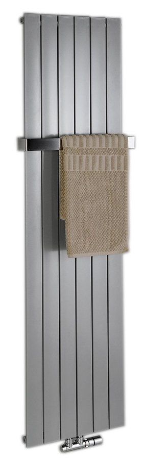 Sapho Colonna handdoekradiator 45x180 cm zilver 910W