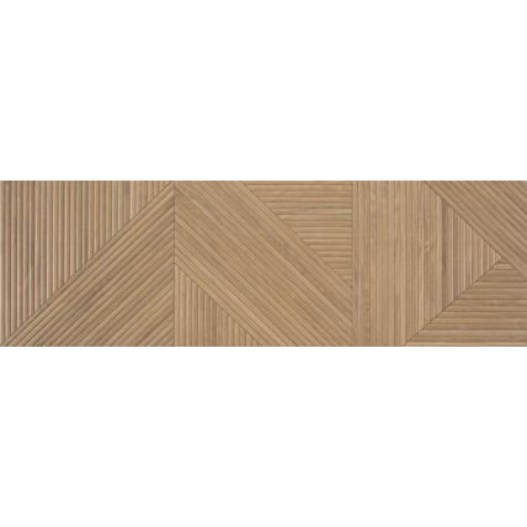 Colorker Tangram wandtegel 31.6x100 Walnut mat