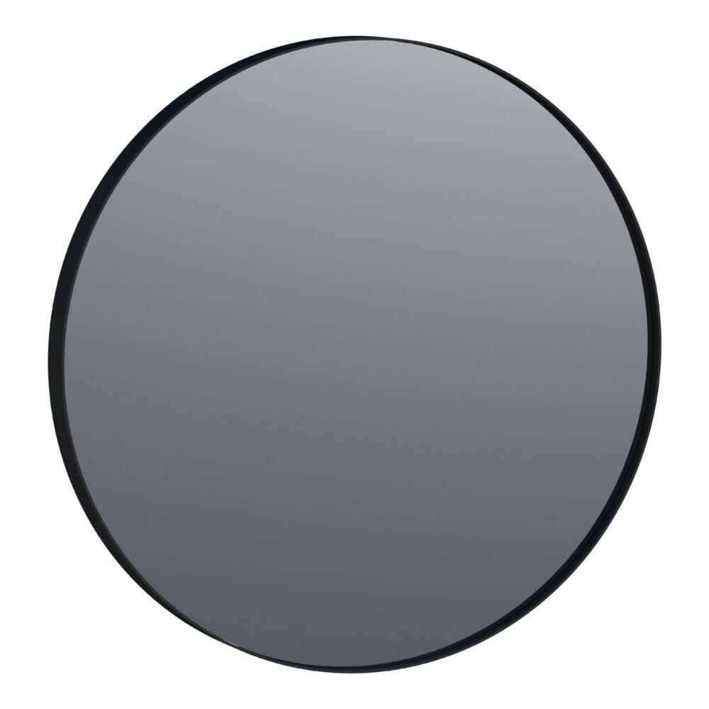 Topa Silhouette ronde spiegel 70 mat zwart