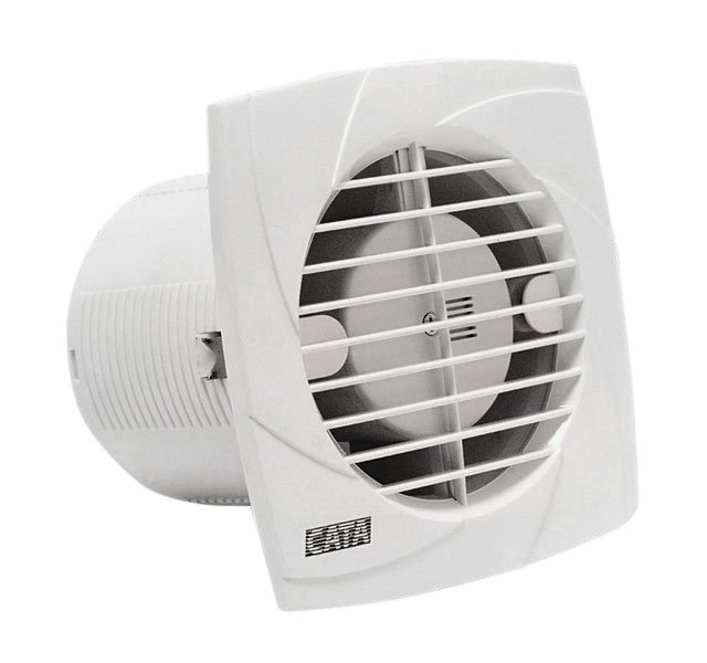 B-10 Plus T Afzuigventilator met timer 15W buizen 100mm wit