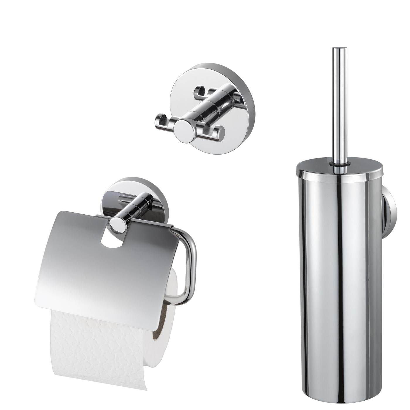 Haceka PRO2000 Giftset Toilet chroom