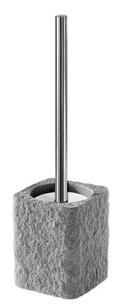 Sapho Aries vrijstaande toiletgarnituur 10.4x37.4 cm steen look grijs