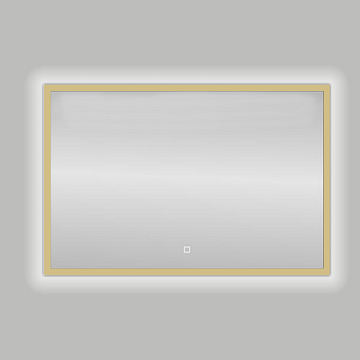 Best Design Nancy Isola spiegel met LED verlichting 80x60cm mat goud