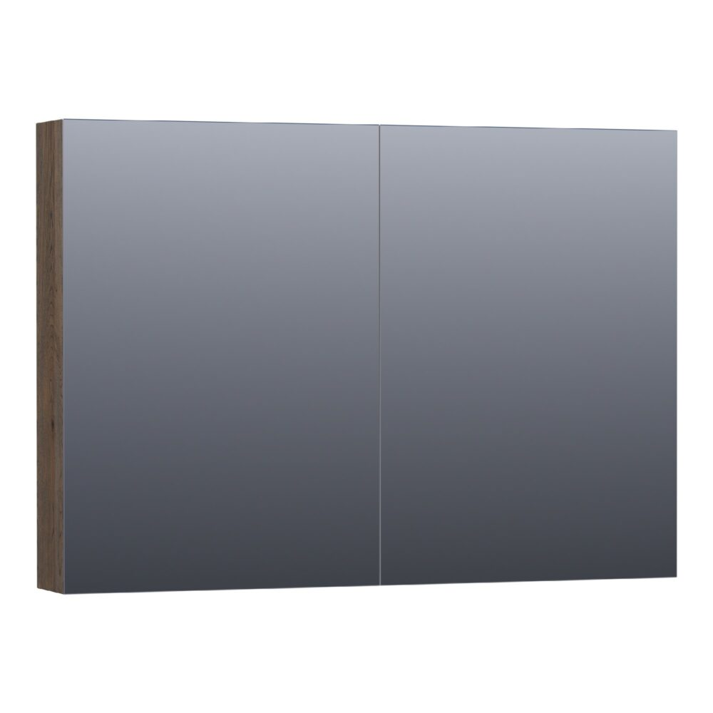 Topa Plain spiegelkast 100 black oak