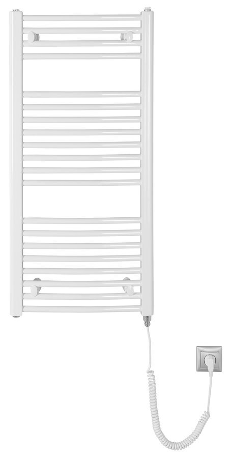 Aqualine Orbit elektrische handdoekradiator 45x96 wit