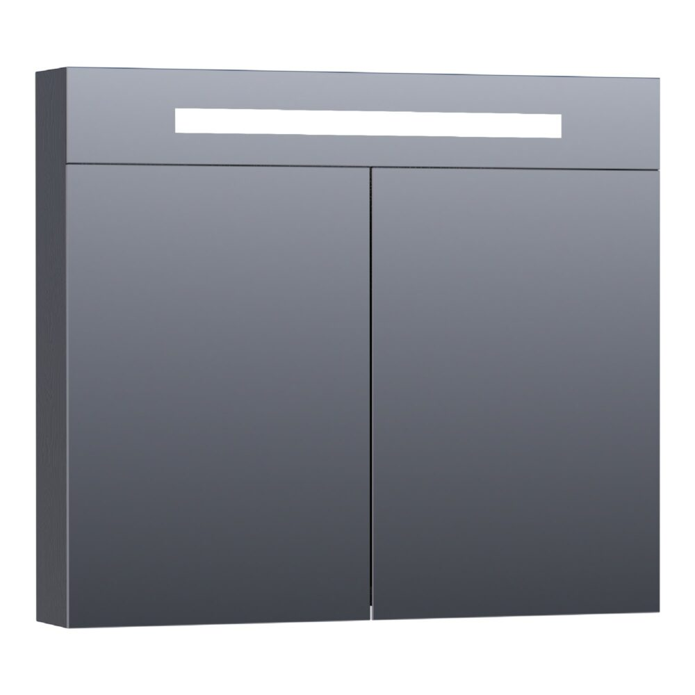 Topa Double Face spiegelkast 80 black wood