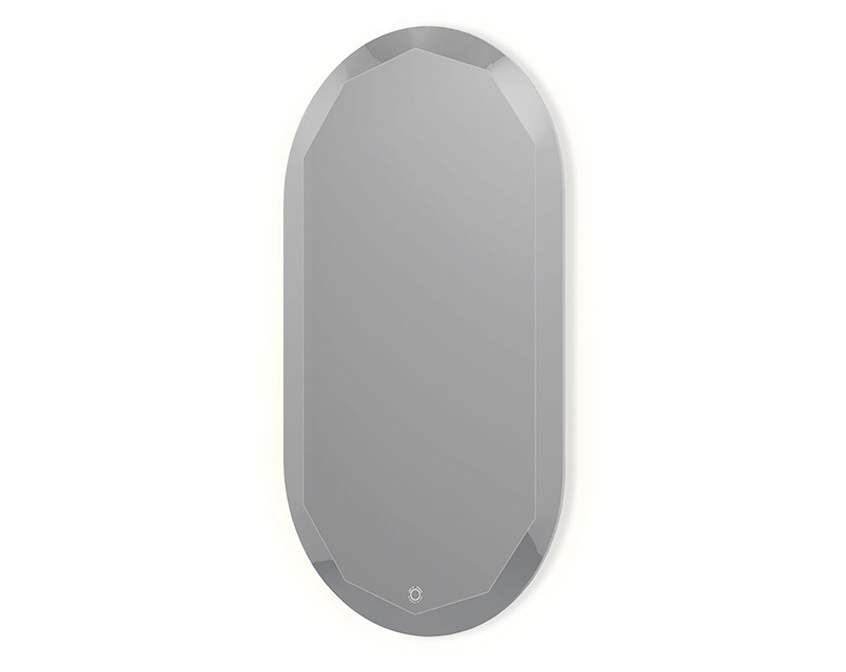 JEE-O Bloom ovale spiegel met verlichting 45x80