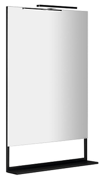 Sapho-Erupta-spiegel-met-planchet-en-LED-verlichting-60x95-zwart-01