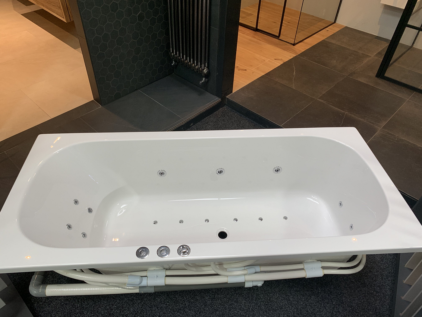 Xenz Aruba bubbelbad met Koller WP3 systeem 180x80 wit