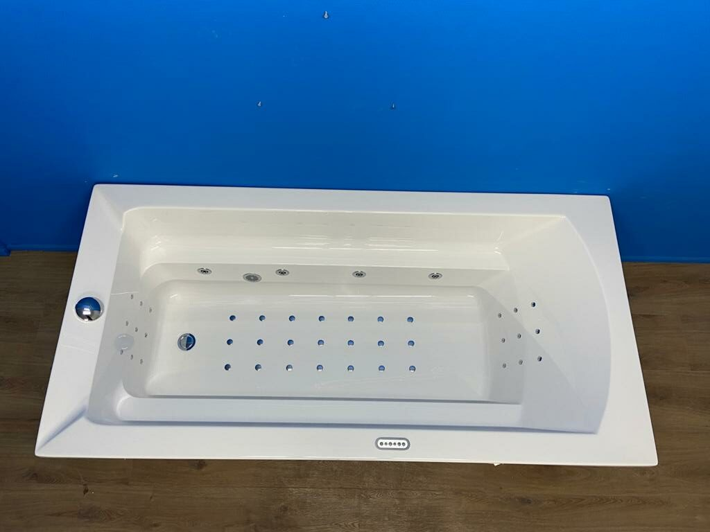 Xenz Bodysize bubbelbad met Koller Excellent systeem 170x90 wit