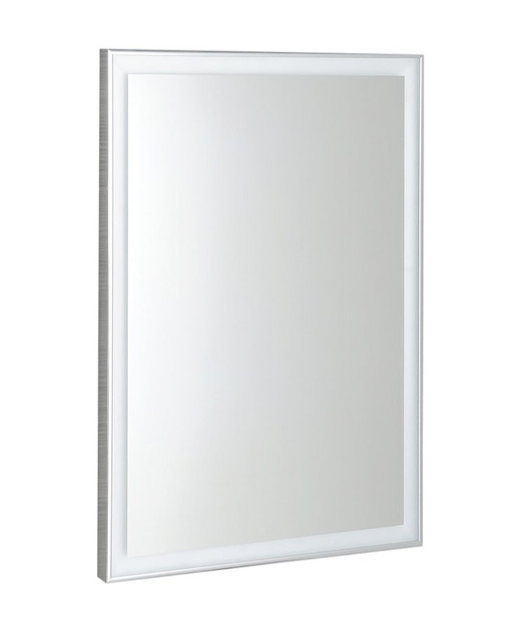 Sapho Luminar spiegel met LED verlichting 60x80 cm zilver