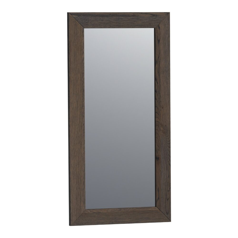 Topa Massief Eiken spiegel 40x80 black oak