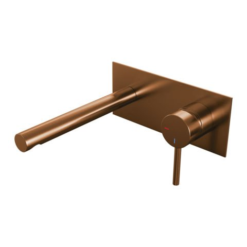 Brauer Copper Edition inbouw wastafelmengkraan ronde hendelstaaf 20x9 koper