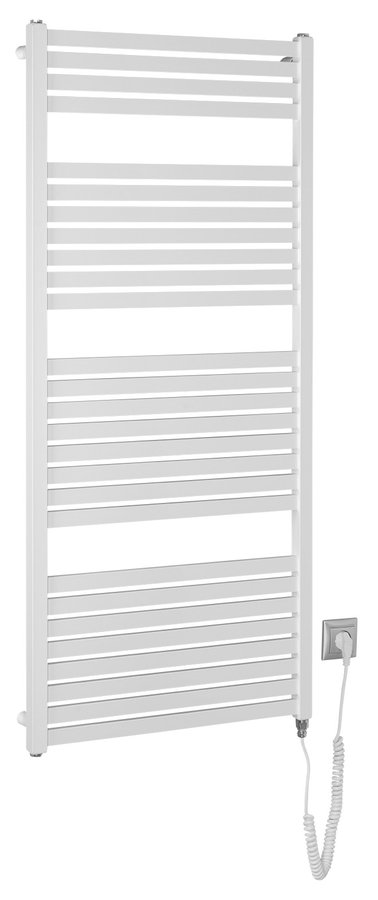 Aqualine Tondi elektrische handdoekradiator 600W 60x133 wit