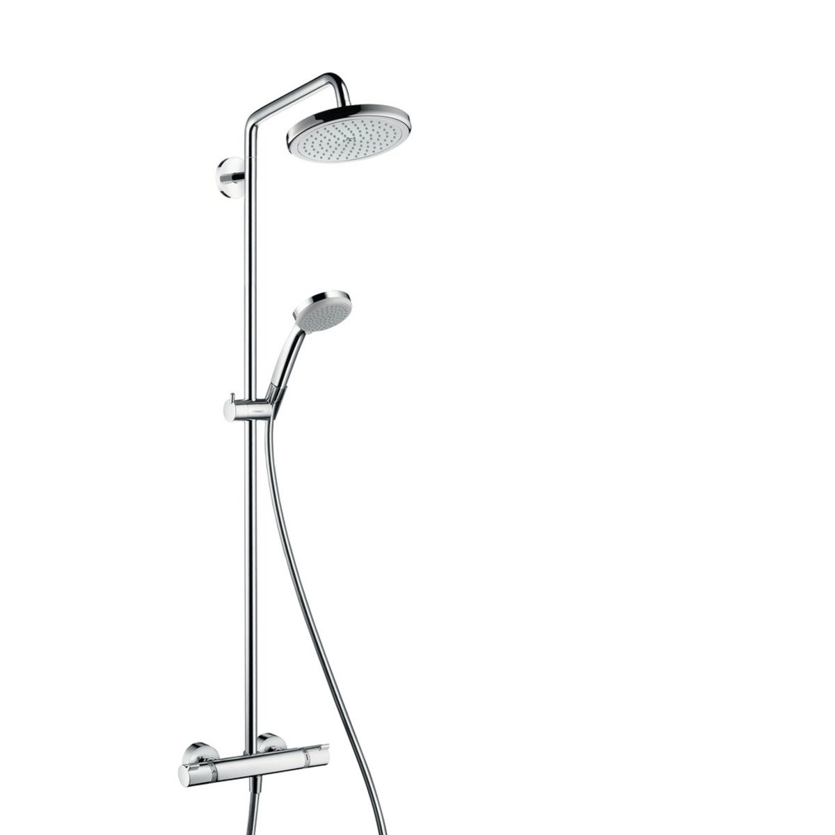 Hansgrohe Croma 220 Showerpipe met thermostaatkraan chroom