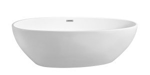 Alterna Orta vrijstaand bad ovaal 180x90 cm wit