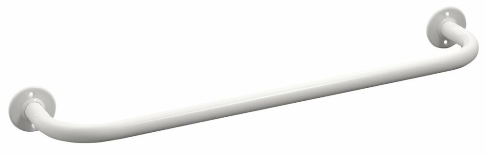 Aqualine White Line handdoekhouder 50 cm metal/wit