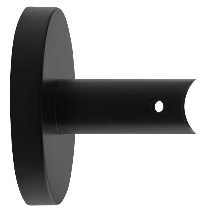 Radiator verwarmingselement adapter 9cm rond zwart