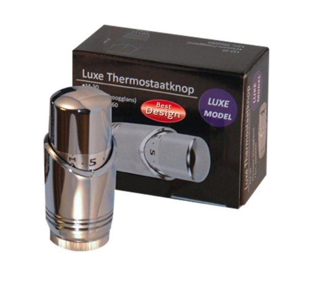 Best Design Luxe Thermostaatknop M 30 Chroom