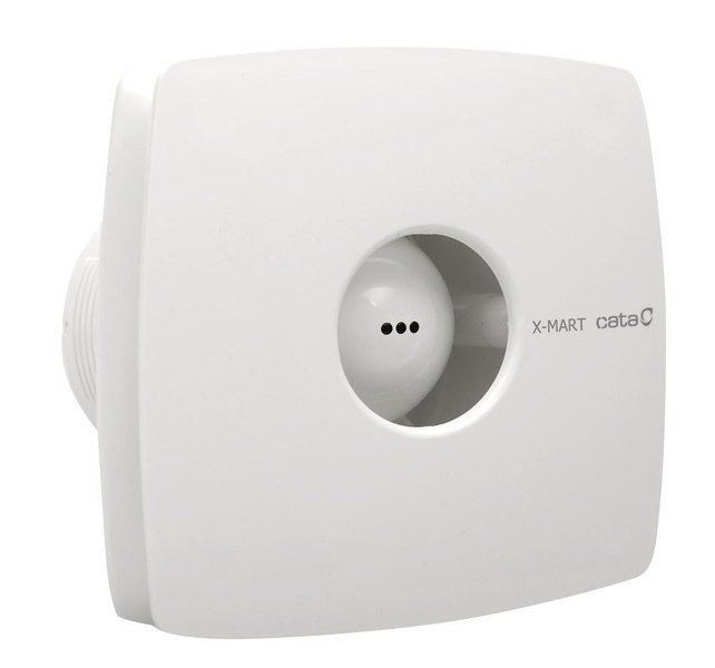 X-Mart 10T axiale timer afzuigventilator 15W buizen 100mm wit