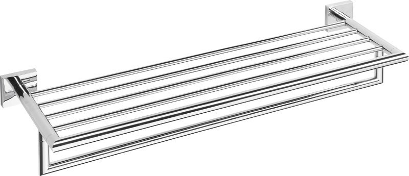 X-Square Handdoekhouder met opbergrek 655x120x215mm chroom