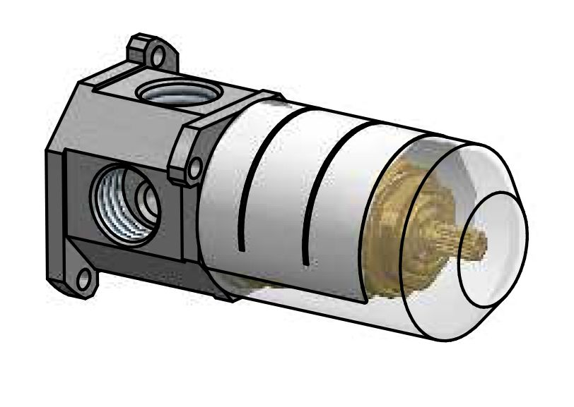 Hotbath Cobber HBCB011 inbouwdeel voor 2-weg omstel