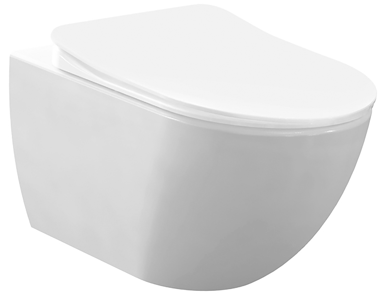 Creavit Freedom hangtoilet met spoelrand en bidet wit