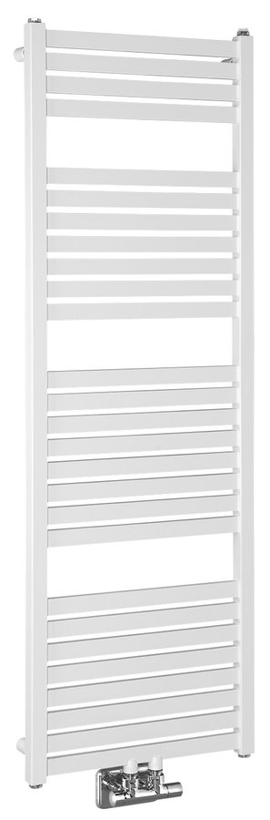 Aqualine Tondi handdoek radiator 45x133 wit