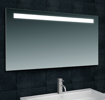 Wiesbaden Tigris spiegel rechthoek met LED 120 x 80 cm