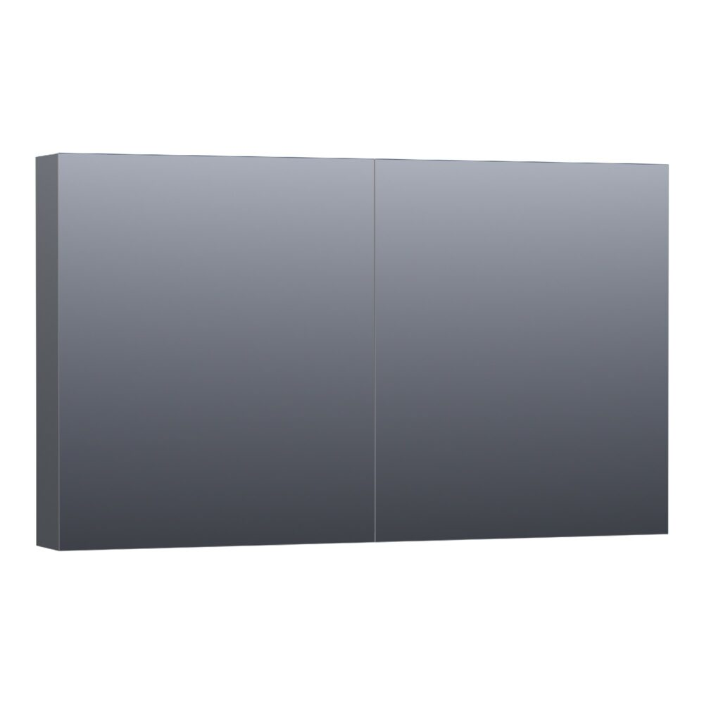 Topa Plain spiegelkast 120 hoogglans grijs
