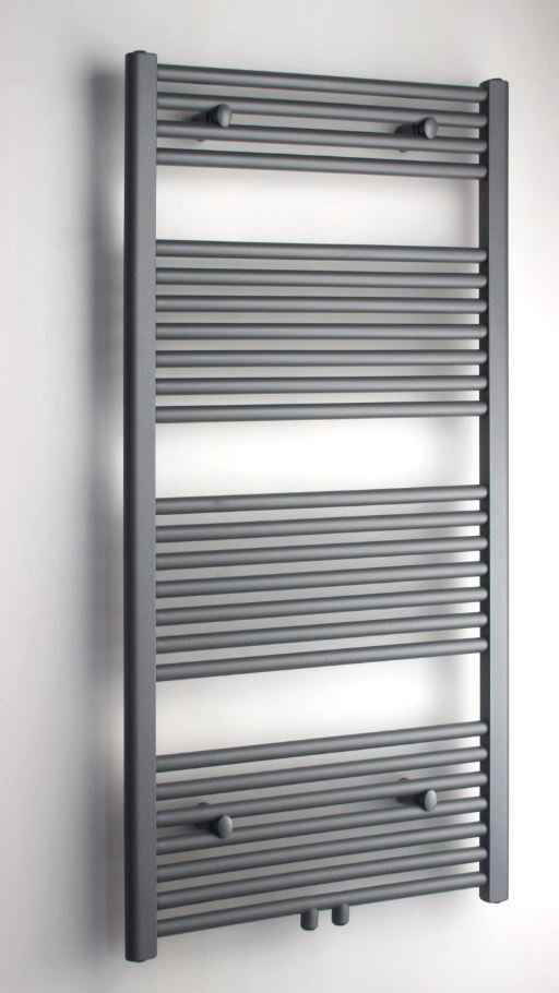 Novara Apollo R radiator 40x180 metallic grijs