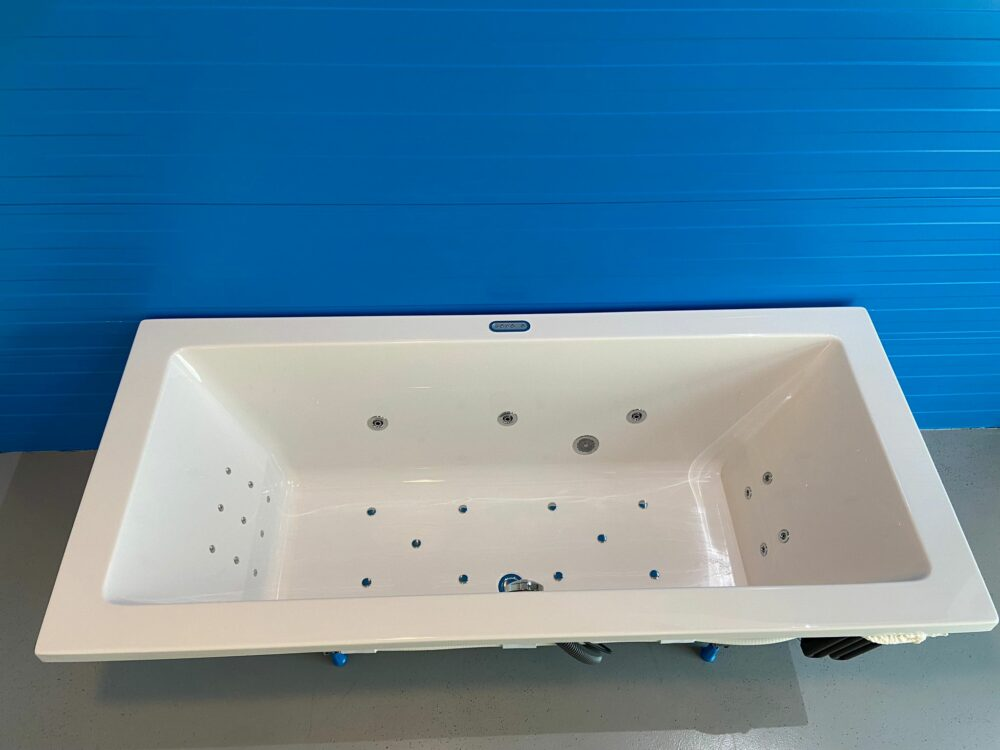 Xenz Society bubbelbad met Koller Advance systeem 180x80 wit