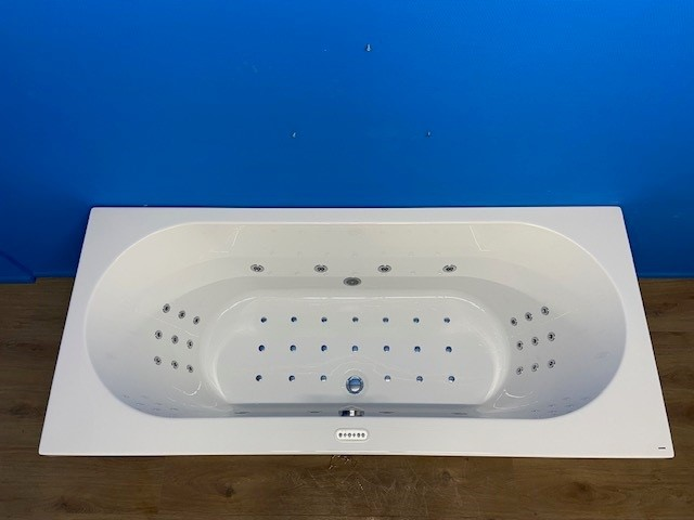 Riho Carolina bubbelbad met Excellent systeem 180x80 wit