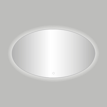 Best Design Divo B ovaal spiegel met LED verlichting rondom 80x60cm