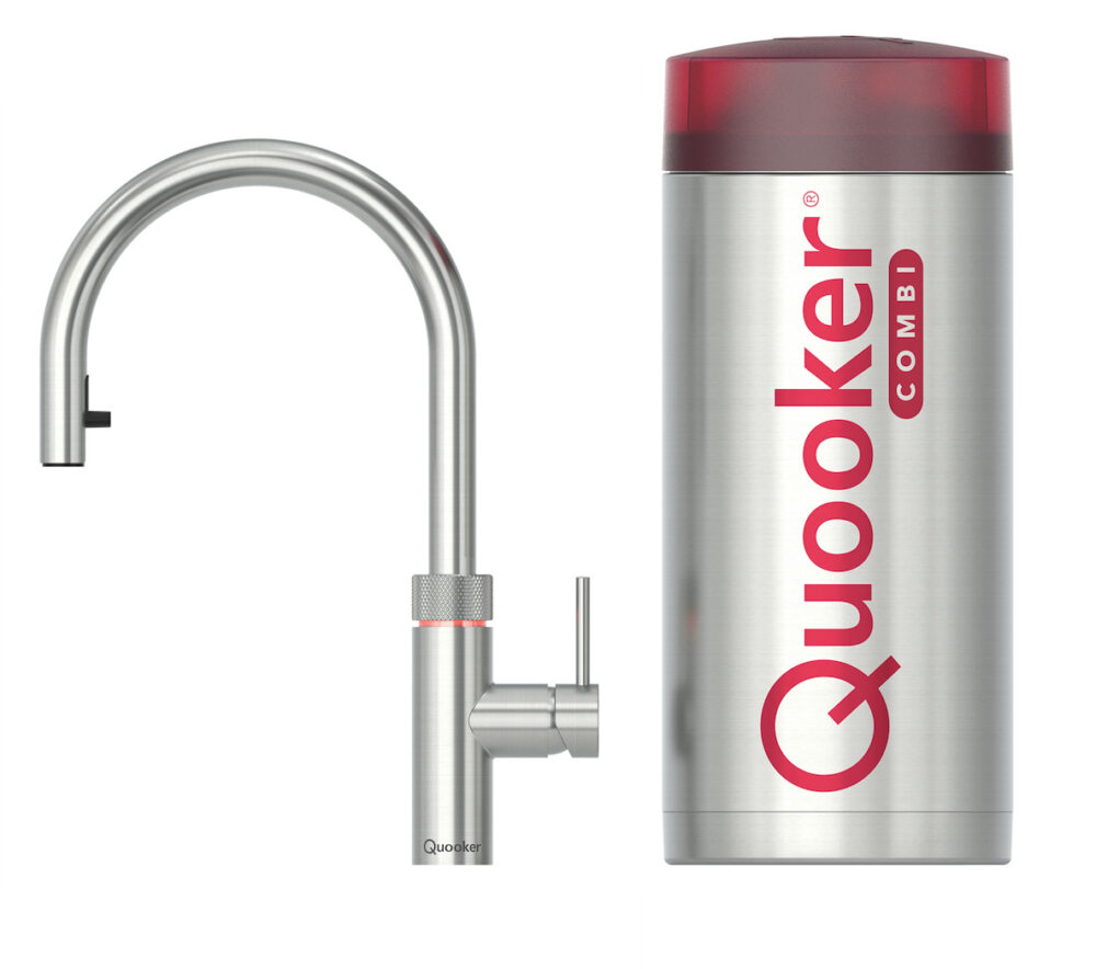 Quooker Flex kokend waterkraan met COMBI+ boiler RVS