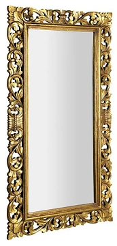 Sapho Scule spiegel met houten lijst 80x150 goud - 01