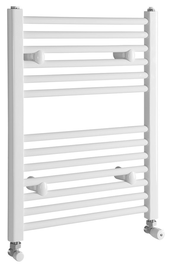 Aqualine Direct handdoekradiator zijaansluiting 50x64cm wit