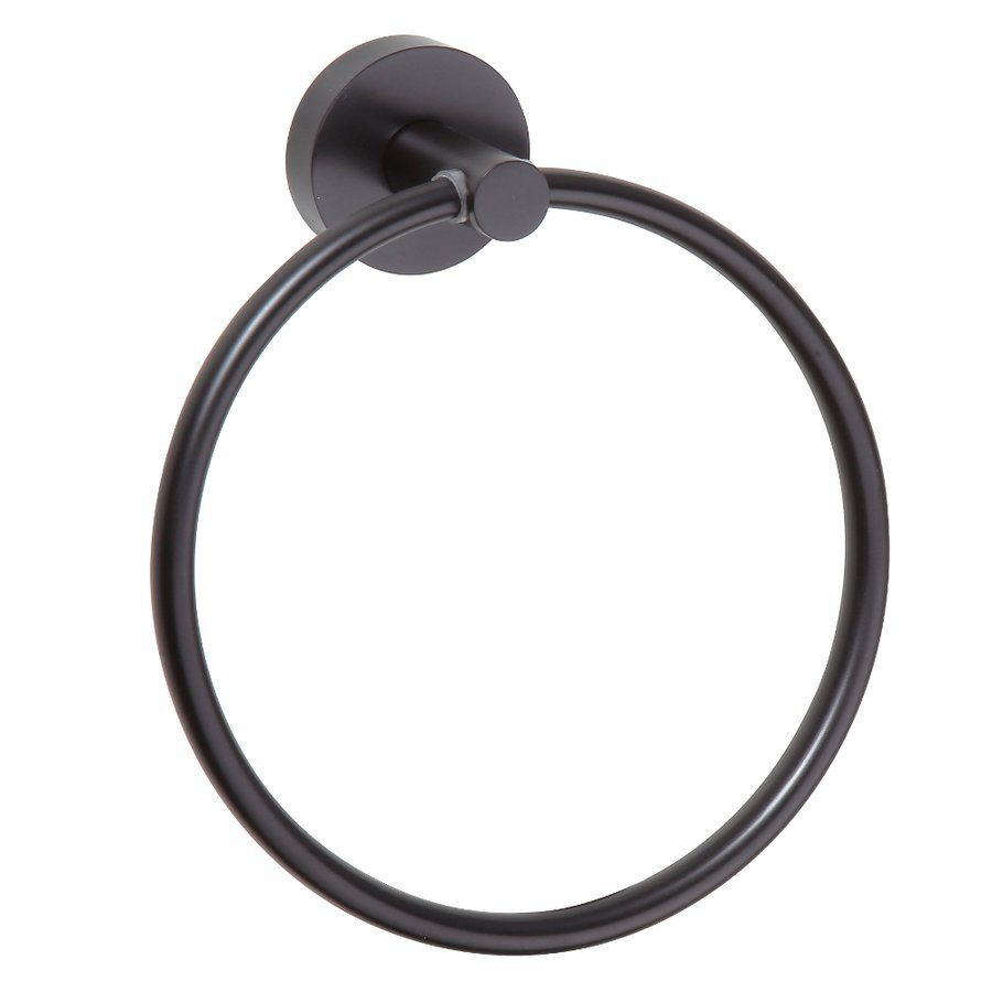 X-Round Black Handdoekring zwart