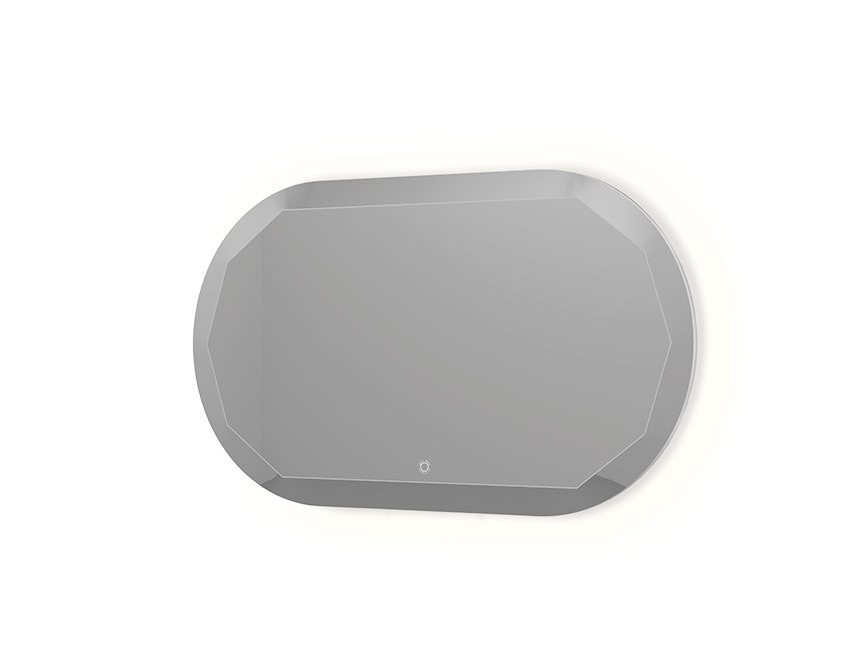 JEE-O Bloom ovale spiegel met verlichting 80x45
