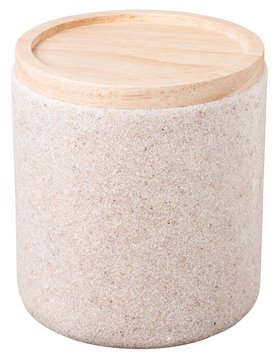 Sapho Dakar vrijstaande keramische pot 10x11 cm beige