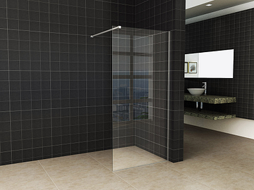 Wiesbaden Slim glasplaat 850 x 2000 x 8 mm nano helder glas