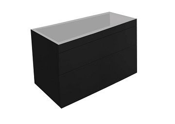 Best Design Beauty 100 Greeploos meubel onderkast 100cm mat zwart
