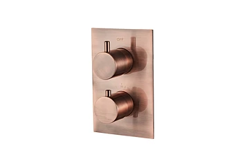 Saniclear Copper complete inbouw thermostaat geborsteld koper