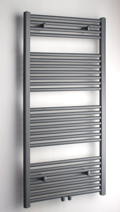 Novara Apollo R radiator 40x120 metallic grijs