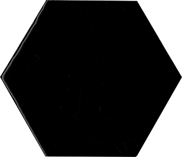 Alcoceram hexagon tegel Manual Exagono 10X11,5 Mate Negro