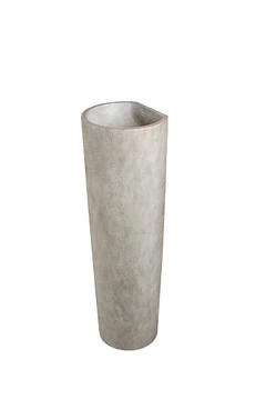 Ideavit Idea.Evo-D1 ronde vrijstaande wastafel 28x90 beton licht grijs
