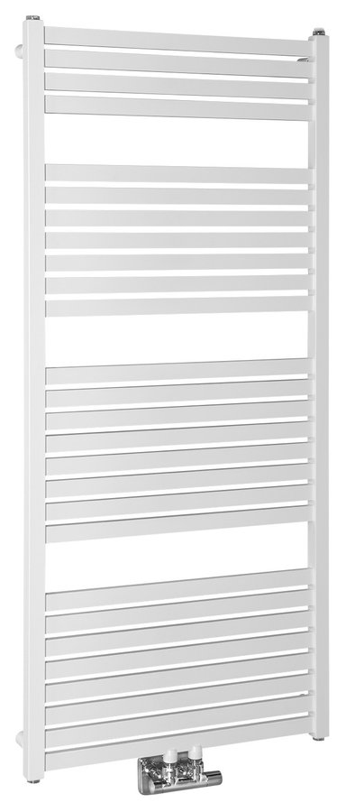 Aqualine Tondi handdoek radiator 60x133 wit