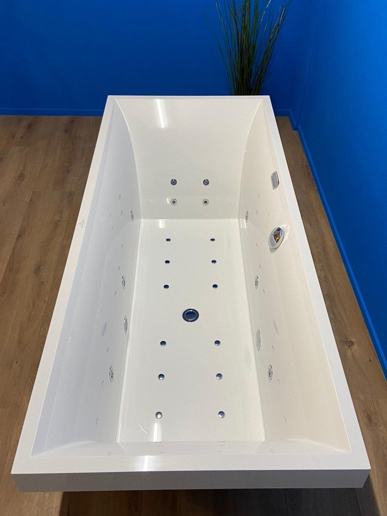 Villeroy & Boch Squaro bubbelbad met Advance systeem 170×75 wit