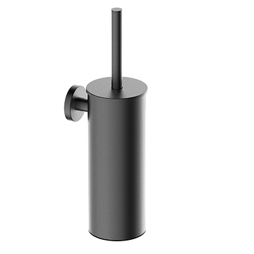 Wiesbaden Alonzo toiletborstel met houder gunmetal